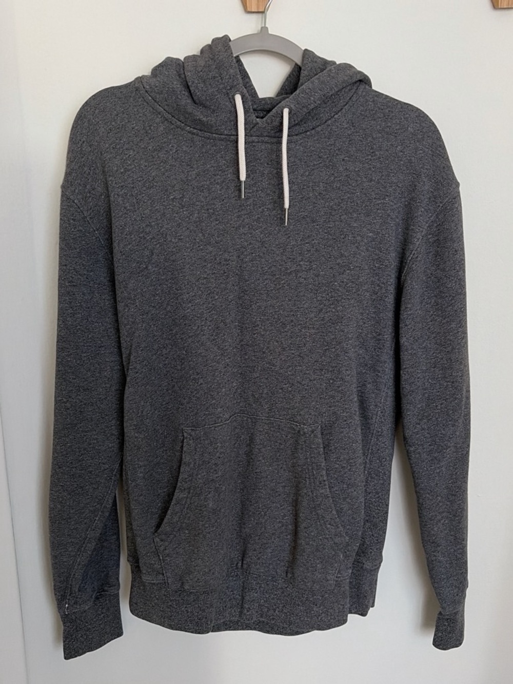 J. Crew Dark Heather Gray Hoodie Sweatshirt